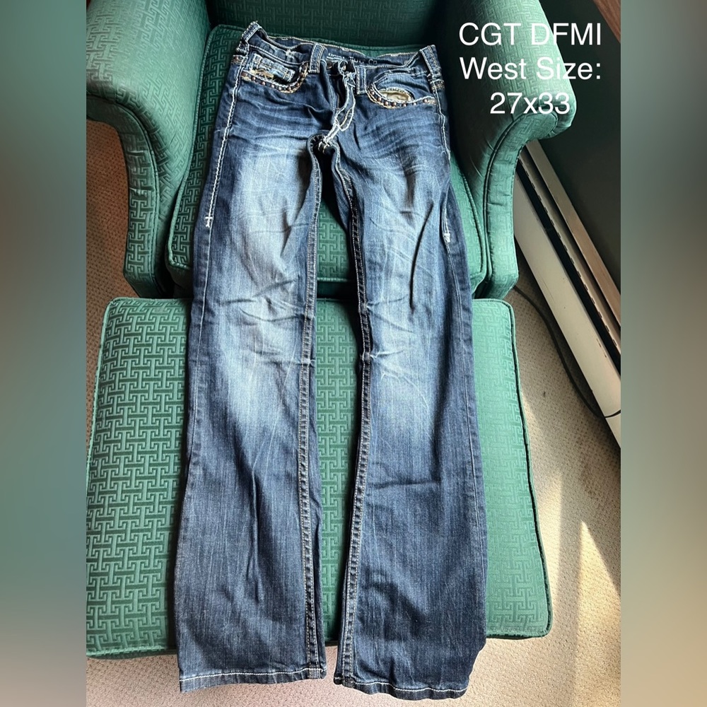 Cowgirl Tuff Don’t Fence Me In West Jeans